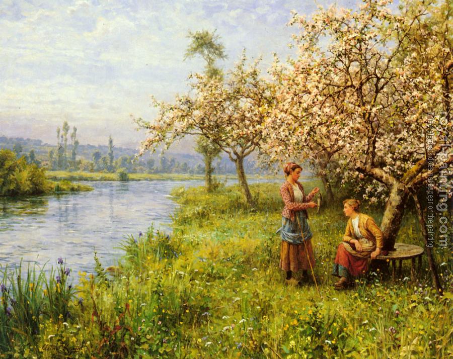 Louis Aston Knight : Country Women after Fishing on a Summer's Day